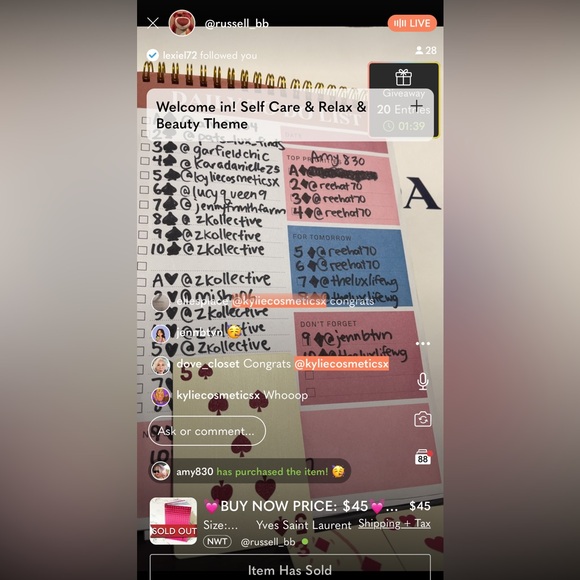 π₯³ Congrats: dove_closet, reehat70 & Kyliecosmeticsx π₯³ Thank you everyone π«Άπ - Picture 3 of 16